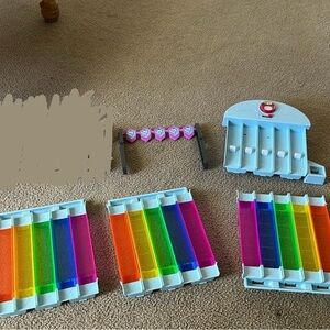 Hot Wheel Nintendo Mario Kart Rainbow Road Track Replacement Parts Assortment